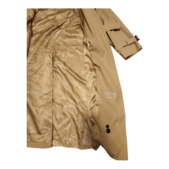 Vtg Etienne Aigner Double Breasted Trench Coat - Picture 7 of 9